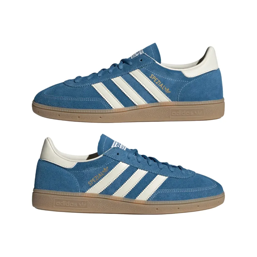 Adidas Originals scarpa sneakers da uomo Handball Spezial IG6194 blu corallo-bianco