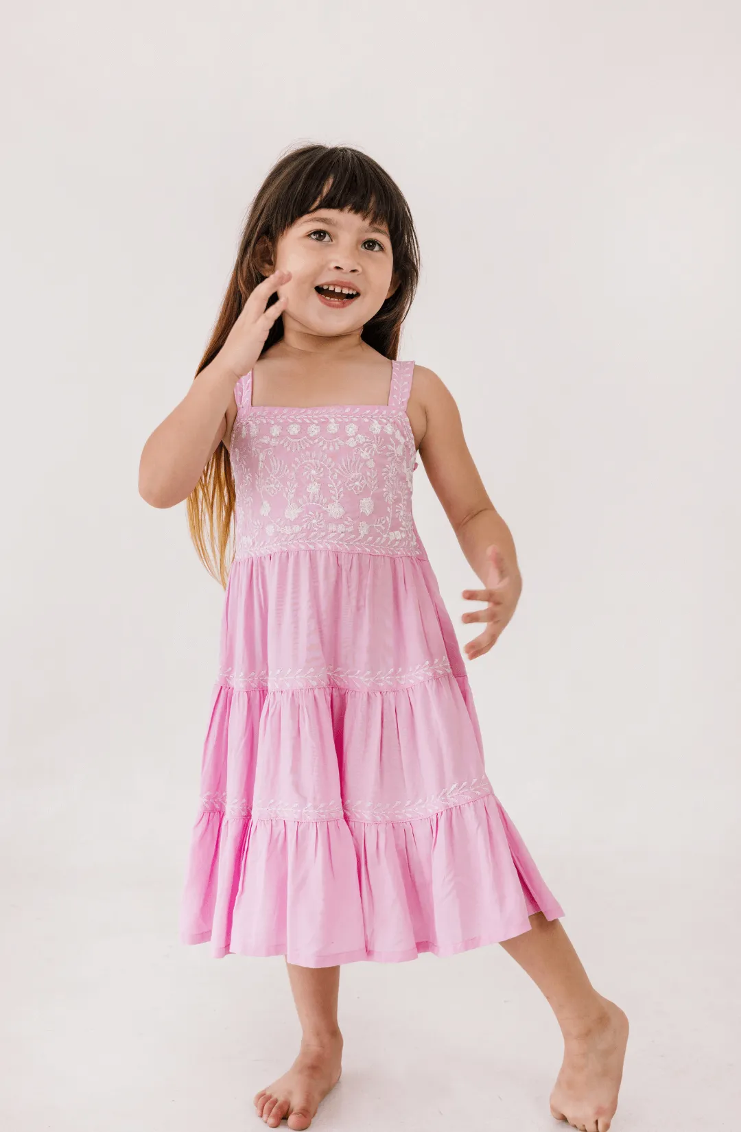Agnes Dress in Pink