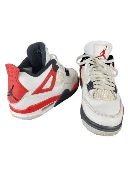 Air Jordan 4 Retro men's Red Cement DH6927-161 sneakers size 10