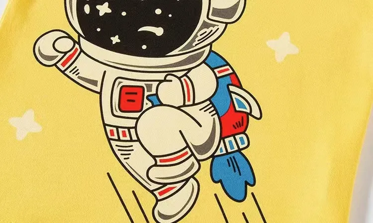 Astronaut Striped Long Sleeve Top