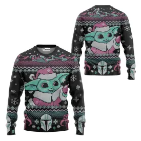 Baby Yoda Christmas Ugly Sweater
