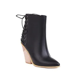 Boots for women Ankle Boots Women Brand Fashion Classic Pointed Toe Ethnic Strange Style Cowboy Boots
