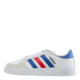 Breaknet Court Lifestyle Shoes Cloud White / Royal Blue / Vivid Red