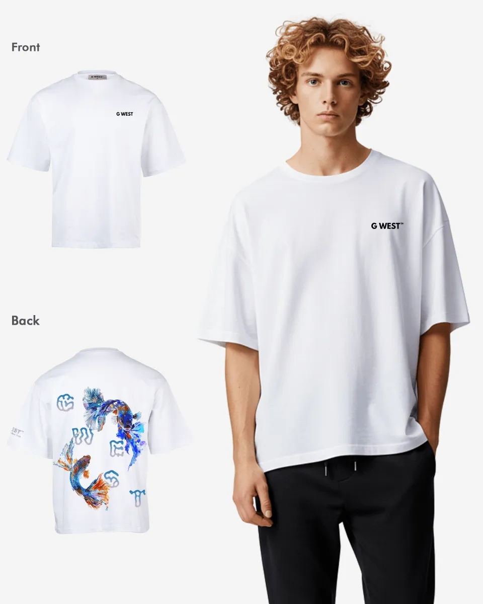G West Oversized Fish Lifestyle T Shirt