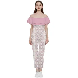 Ishan Off Shoulder Ruffle Top Jumpsuit- 2 options