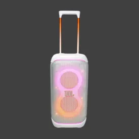 JBL Partybox 320 (White), Portable Bluetooth 240W Party Speaker, AI Sound Boost, Futuristic Light Show Potable With Battery Backup