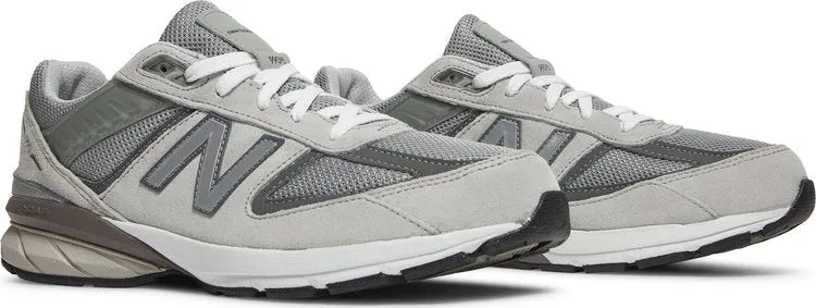 New Balance 990v5 Big Kid 'Castlerock' sneakers, gray