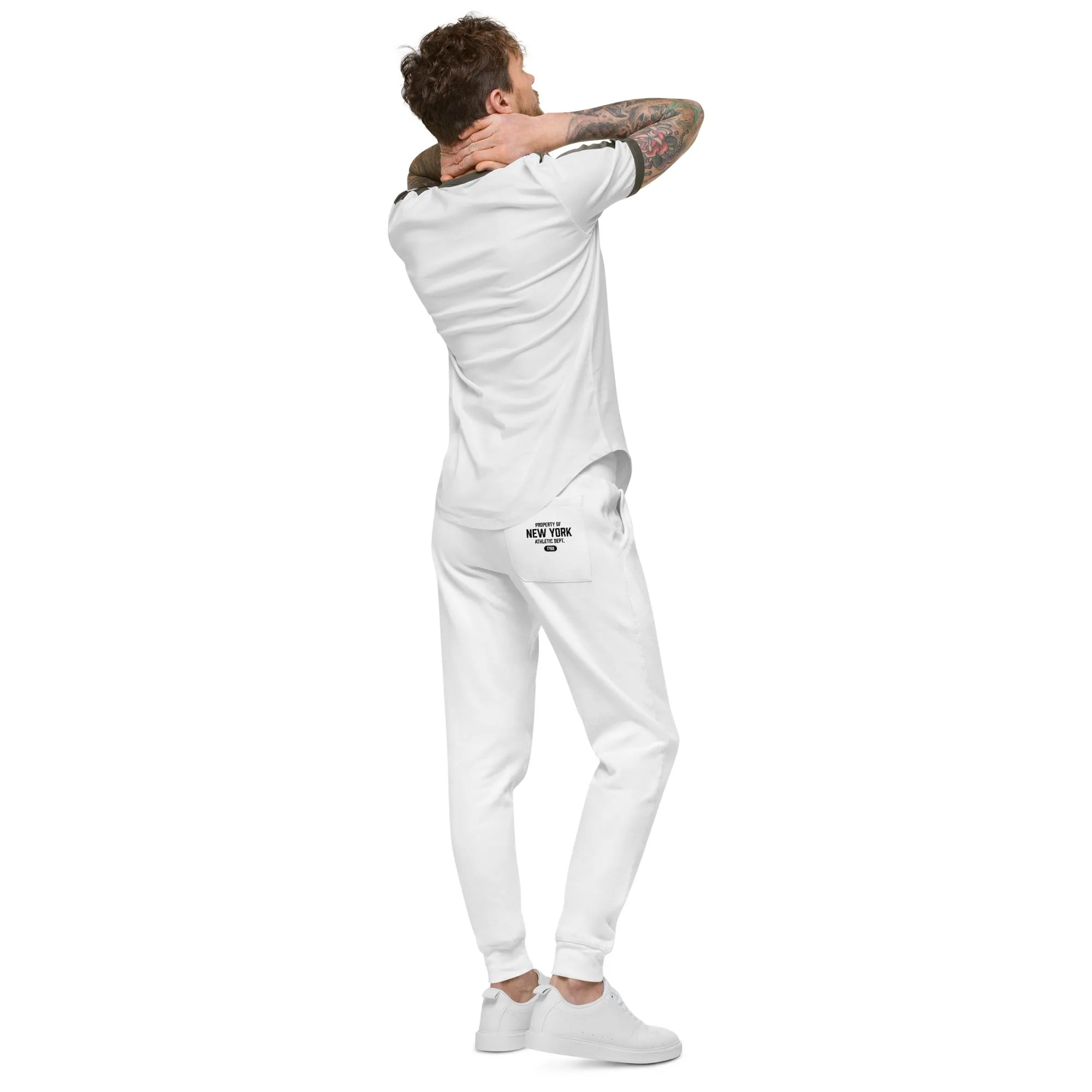 New York Athletic Department Unisex Fleece Sweatpants (Black Label)