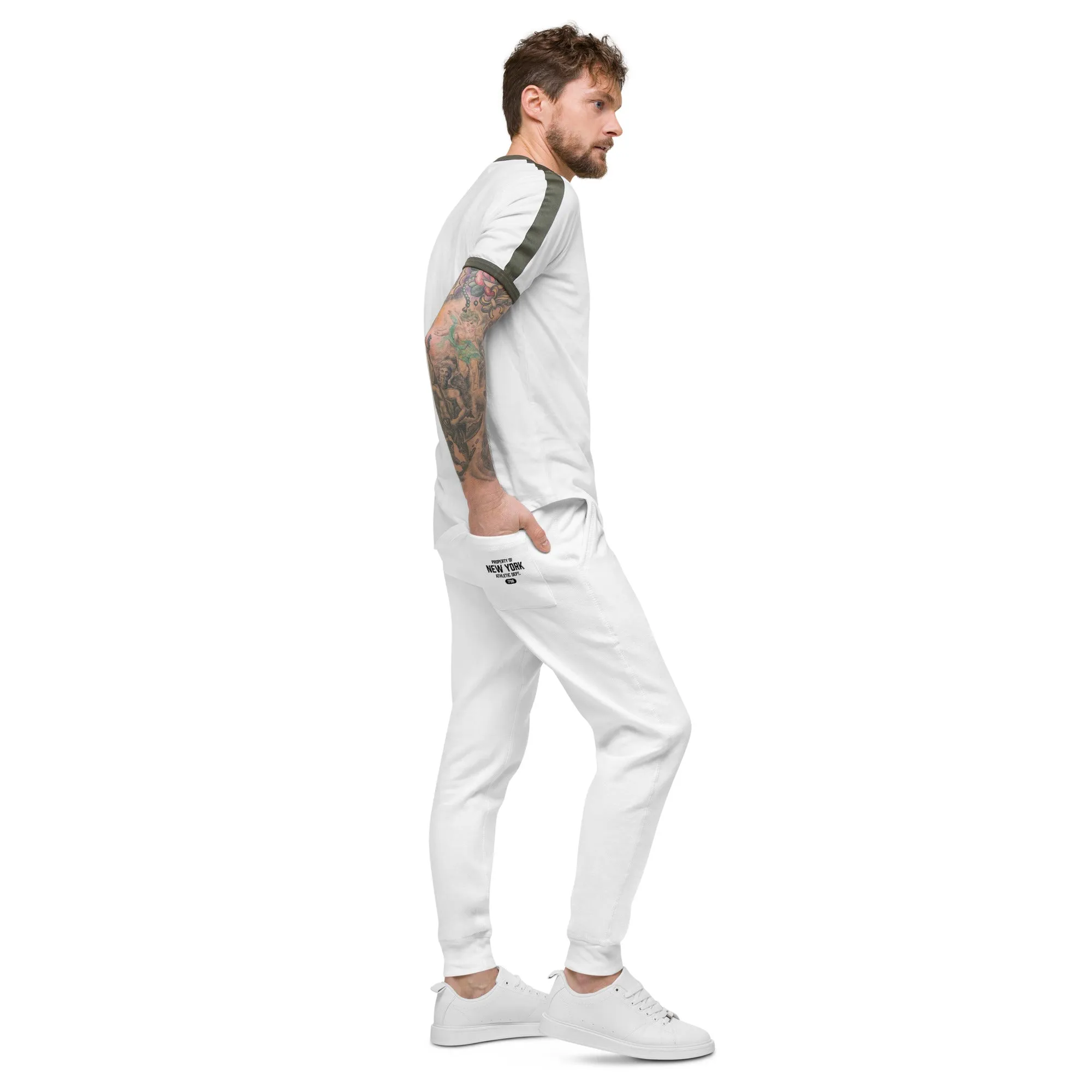New York Athletic Department Unisex Fleece Sweatpants (Black Label)
