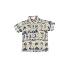 Shawn Shirt in Blue Pineaple