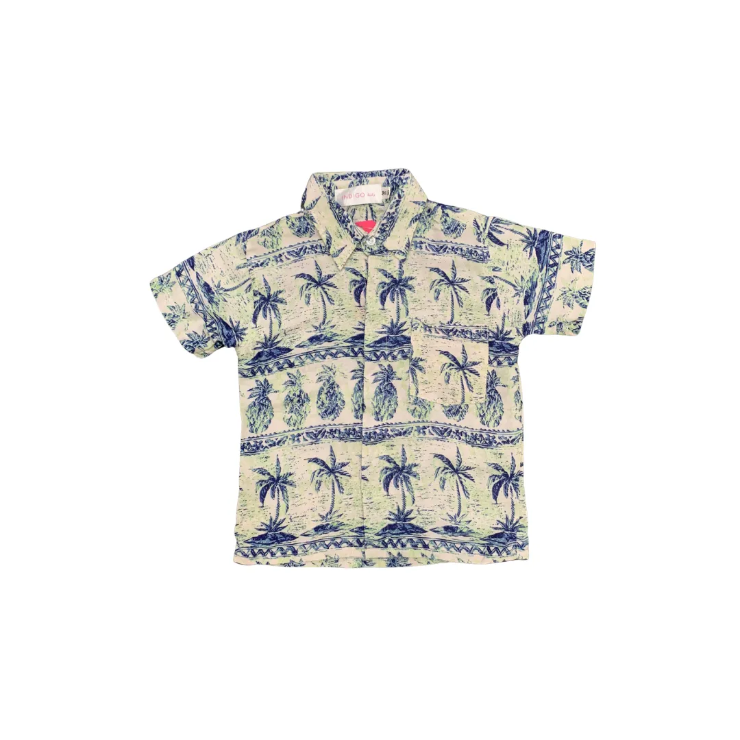 Shawn Shirt in Blue Pineaple