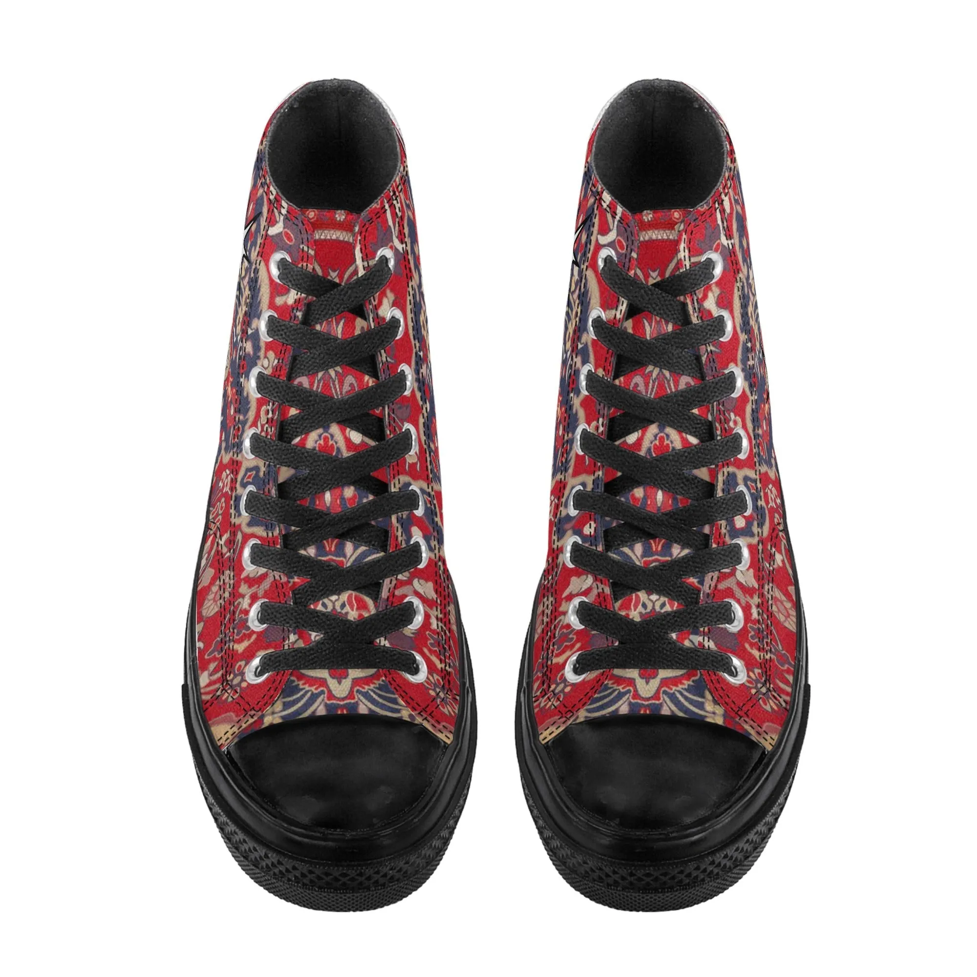 The Dudes Rug - Lebowski Shoes | High-top Canvas Sneakers