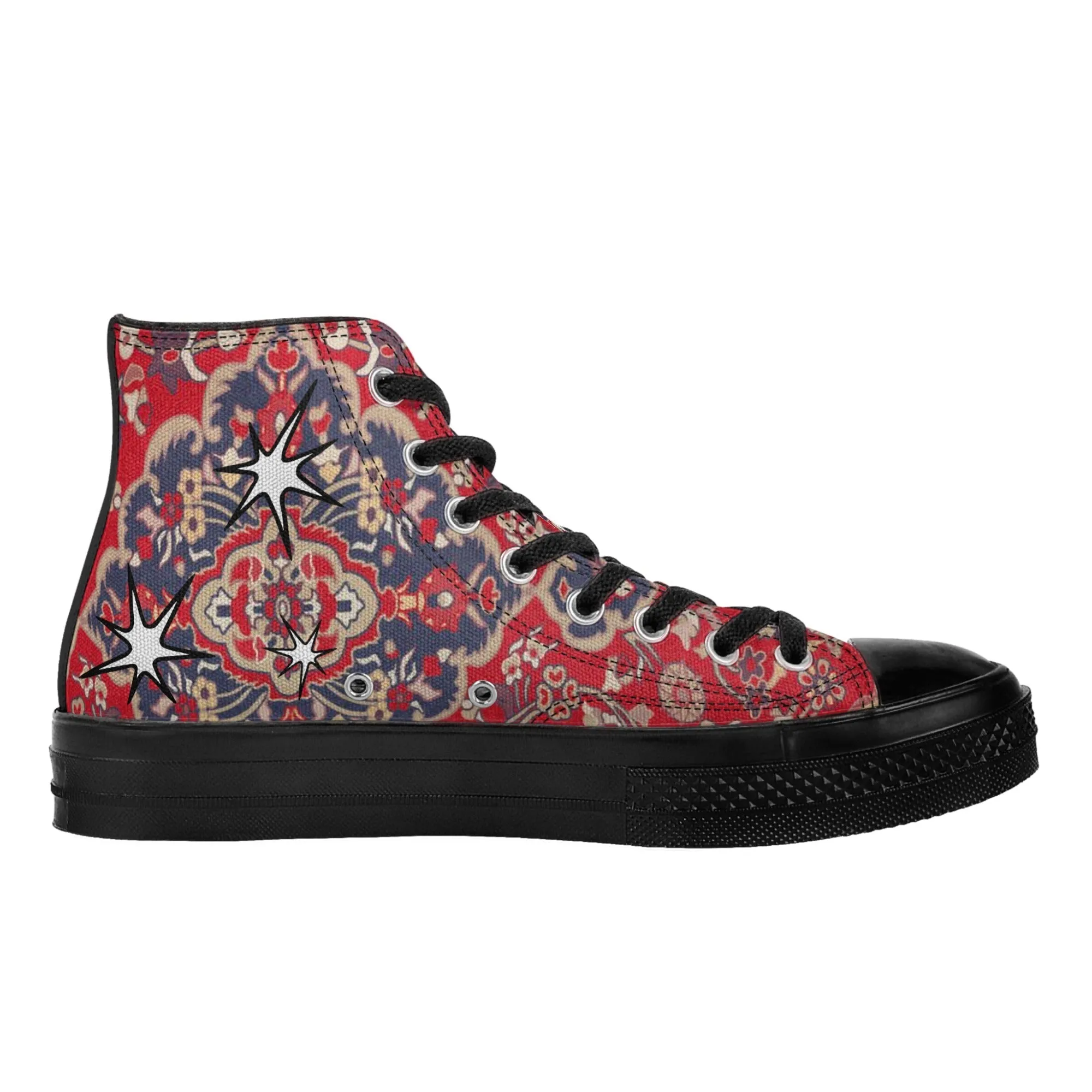 The Dudes Rug - Lebowski Shoes | High-top Canvas Sneakers