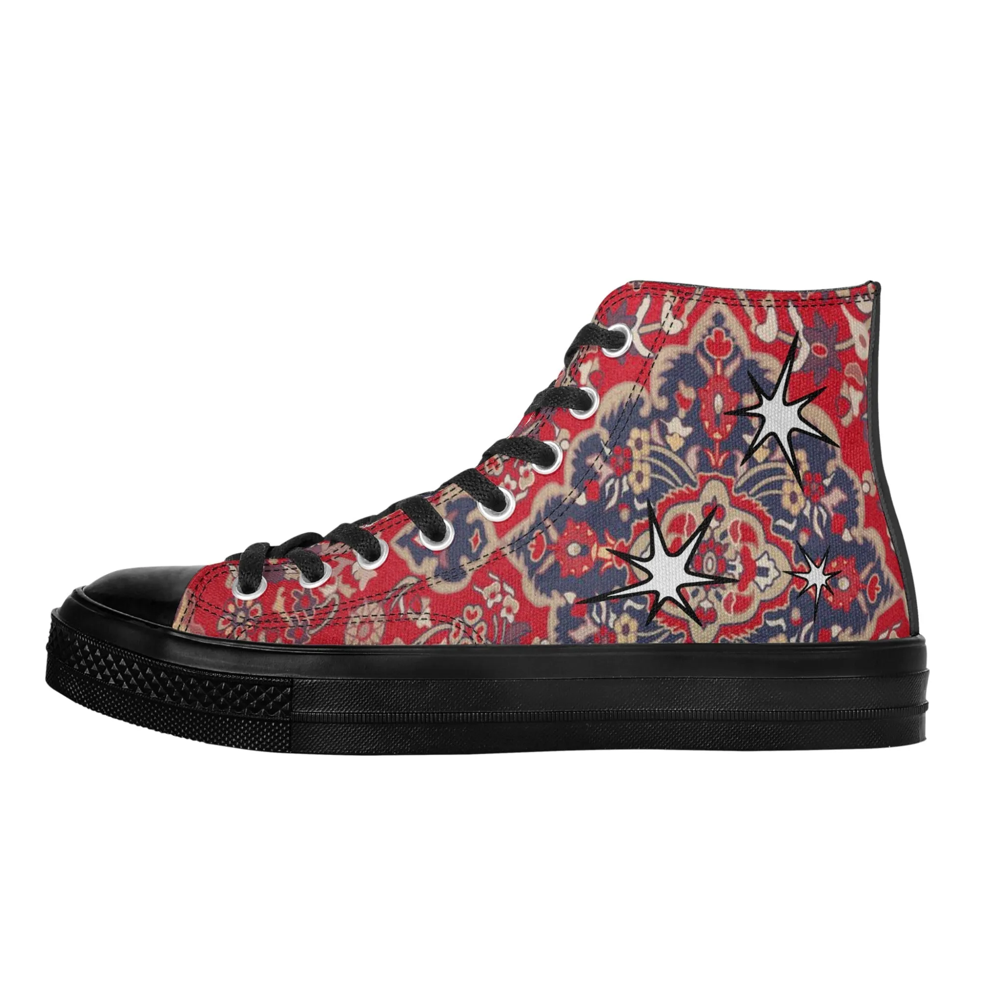 The Dudes Rug - Lebowski Shoes | High-top Canvas Sneakers