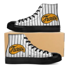 The Furies Classic High-Top Canvas Sneakers - Iconic baseball Gang in The Warriors Movie