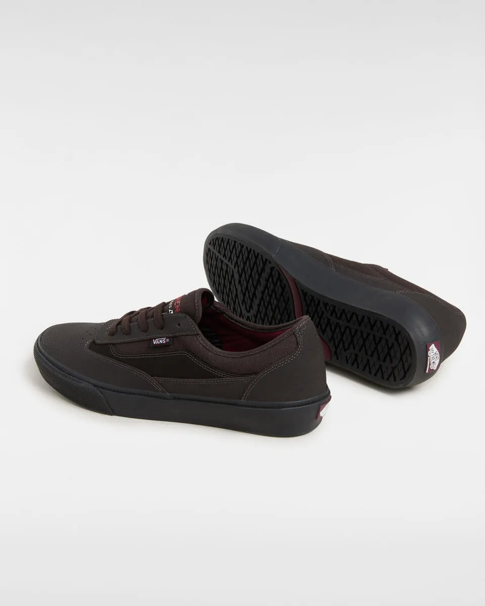 Vans Men's Skate Curren Caples Shoes Dark Brown VN000D85DRB